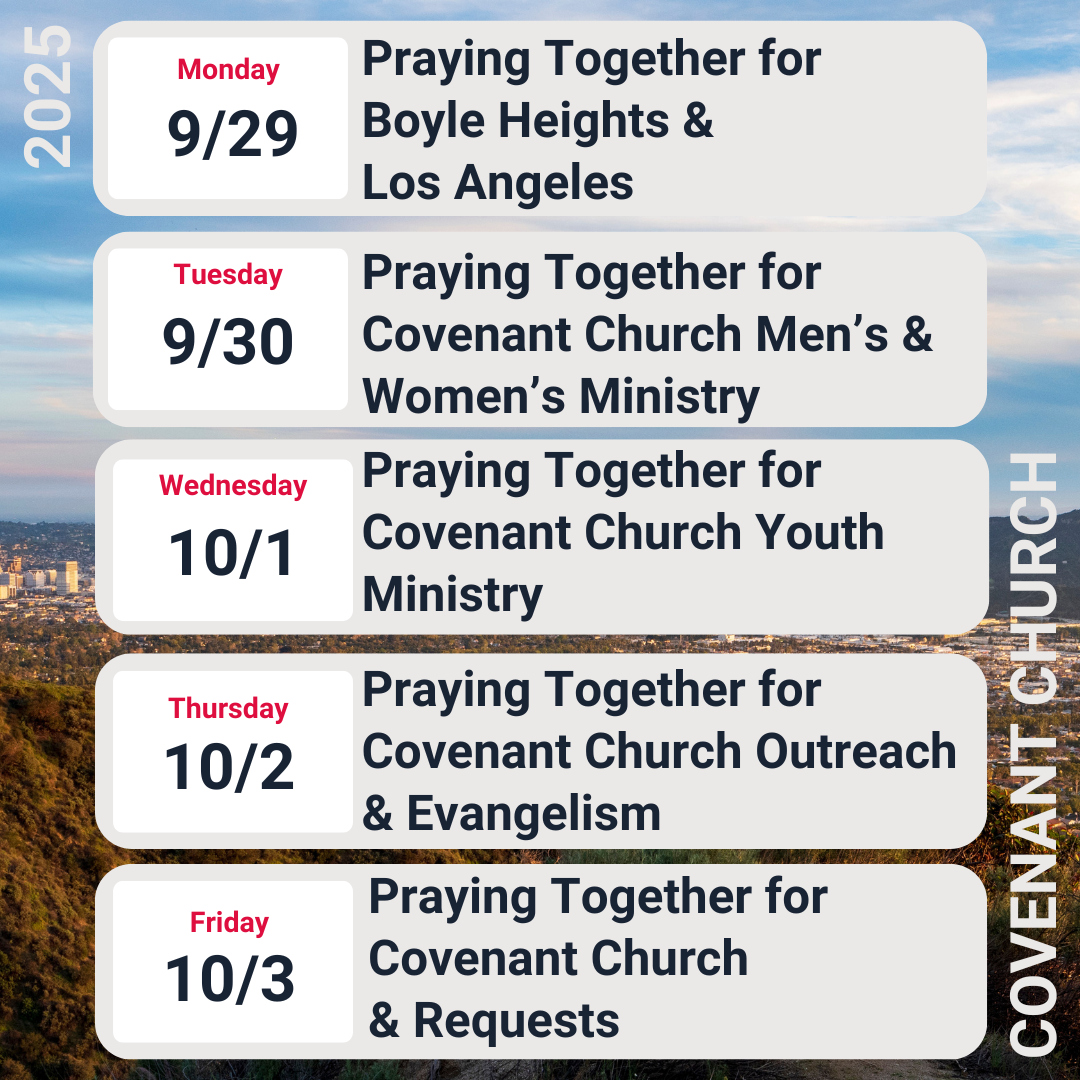 Covenant Church — Morning Worship: September 28, 2025