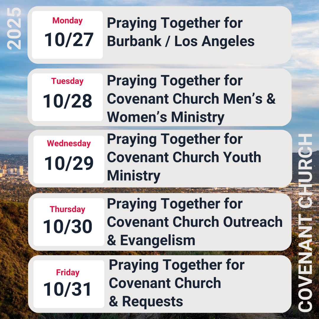 Covenant Church — Morning & Evening Worship: October 26, 2025