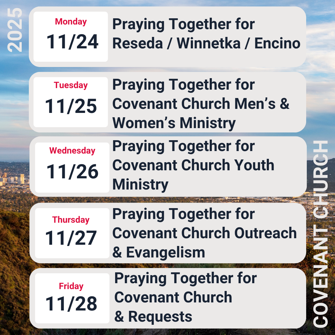 Covenant Church — Morning & Evening Worship: November 23, 2025